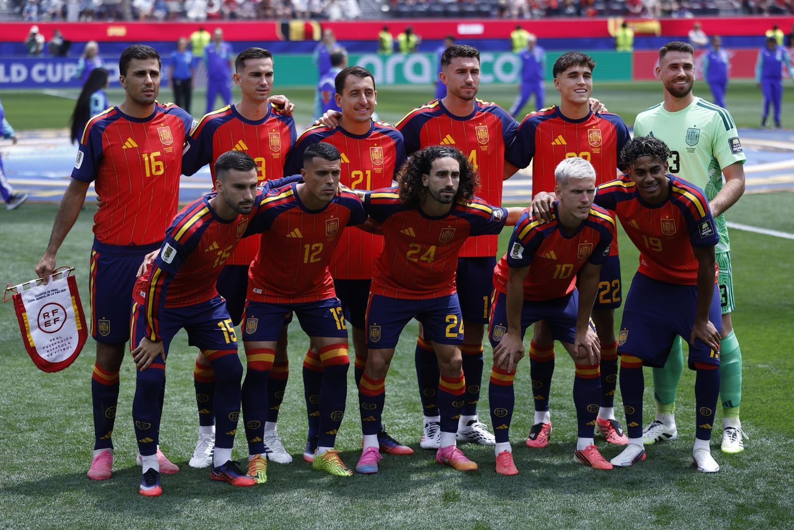 Alineación de la Selección española