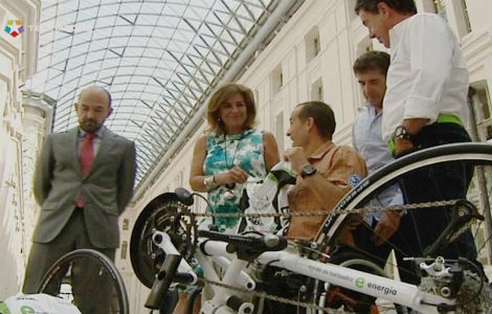 Ciclista discapacitado