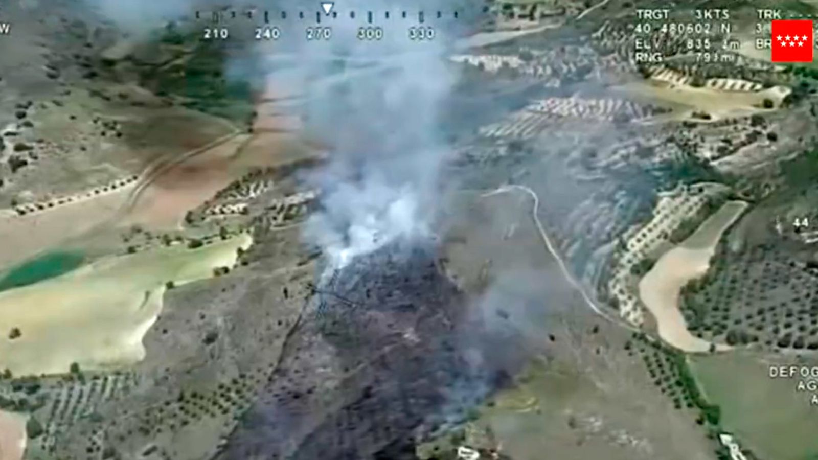 Incendio Forestal en Santorcaz