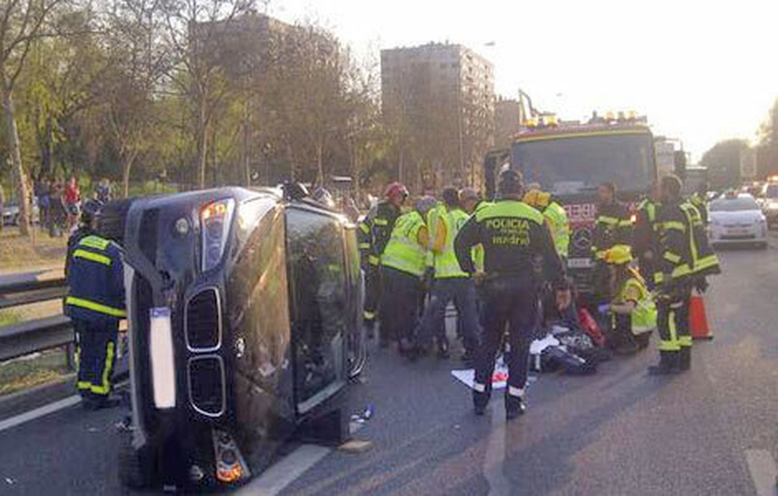 Vuelco en Madrid