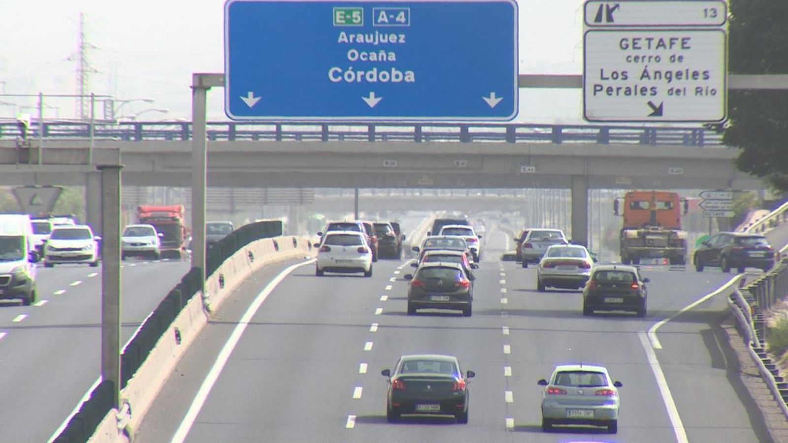 A-4 a su paso por Getafe
