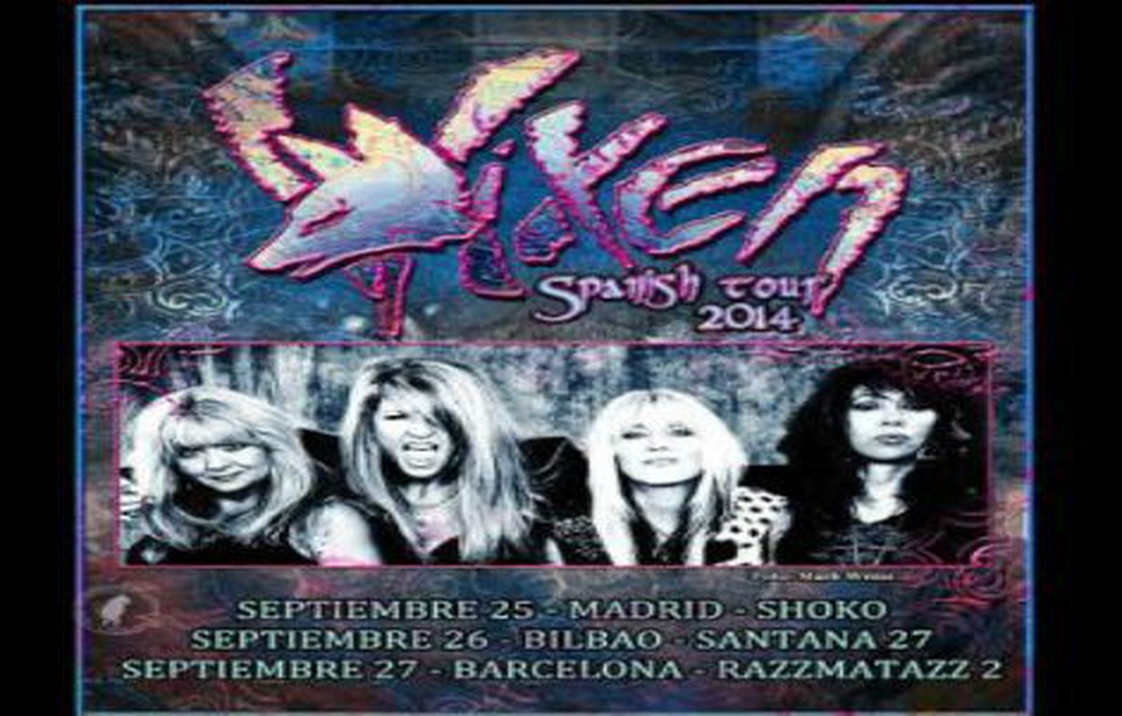 Vixen, las reinas del glam metal, actuarán en Madrid y Barcelona en septiembre