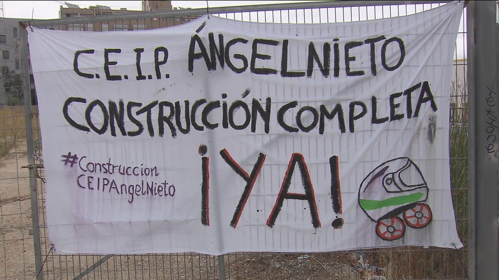Sin aulas para dar clase y con pocas horas de recreo: el drama de un colegio de primaria en el Ensanche de Vallecas