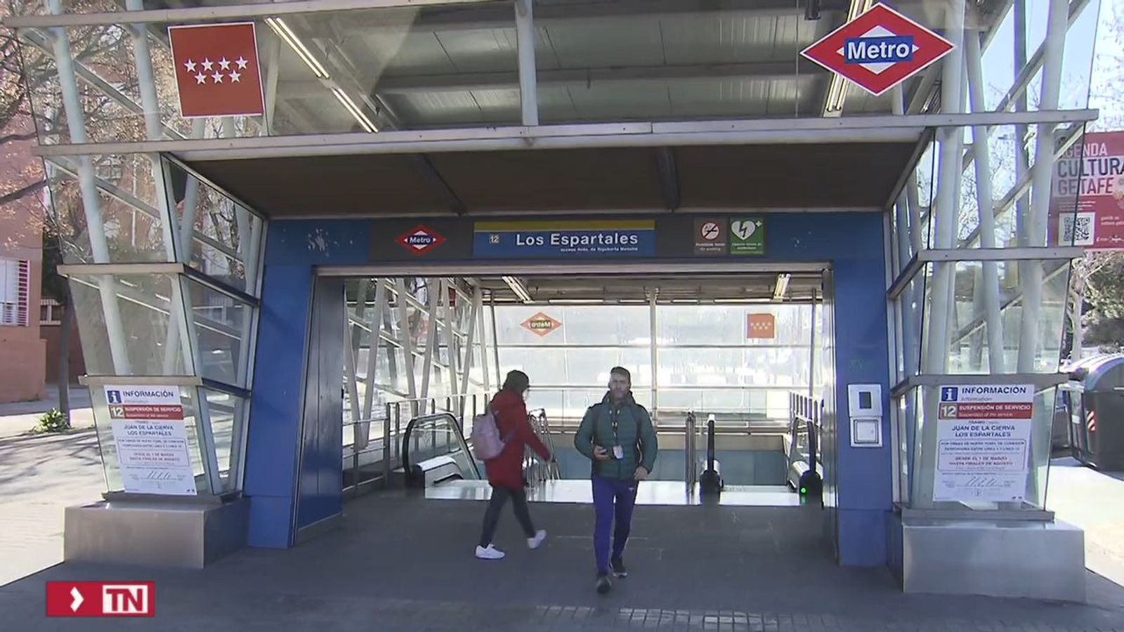 A partir de este viernes se recupera el servicio de metro entre Los Espartales y El Casar