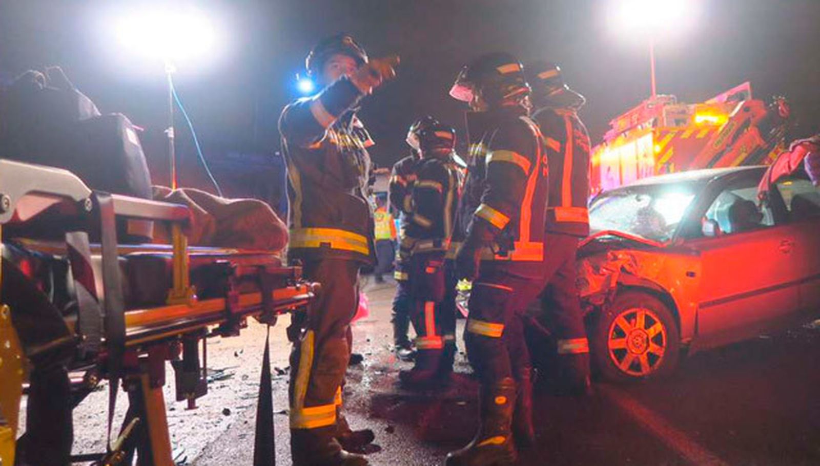 Accidente en Madrid