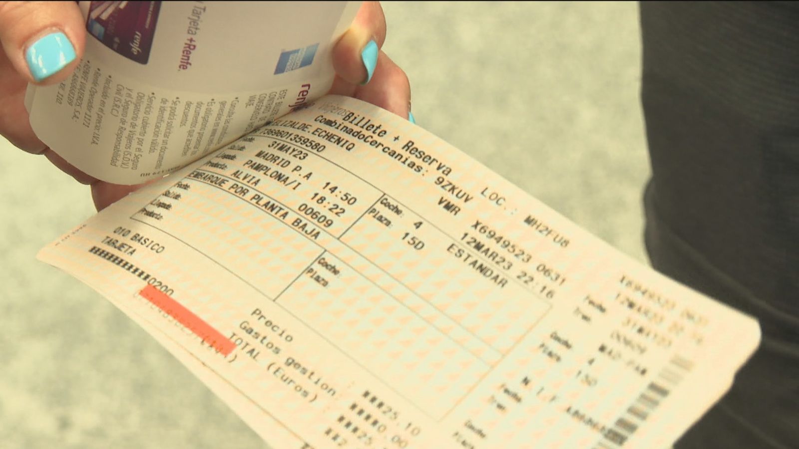 Billete de tren