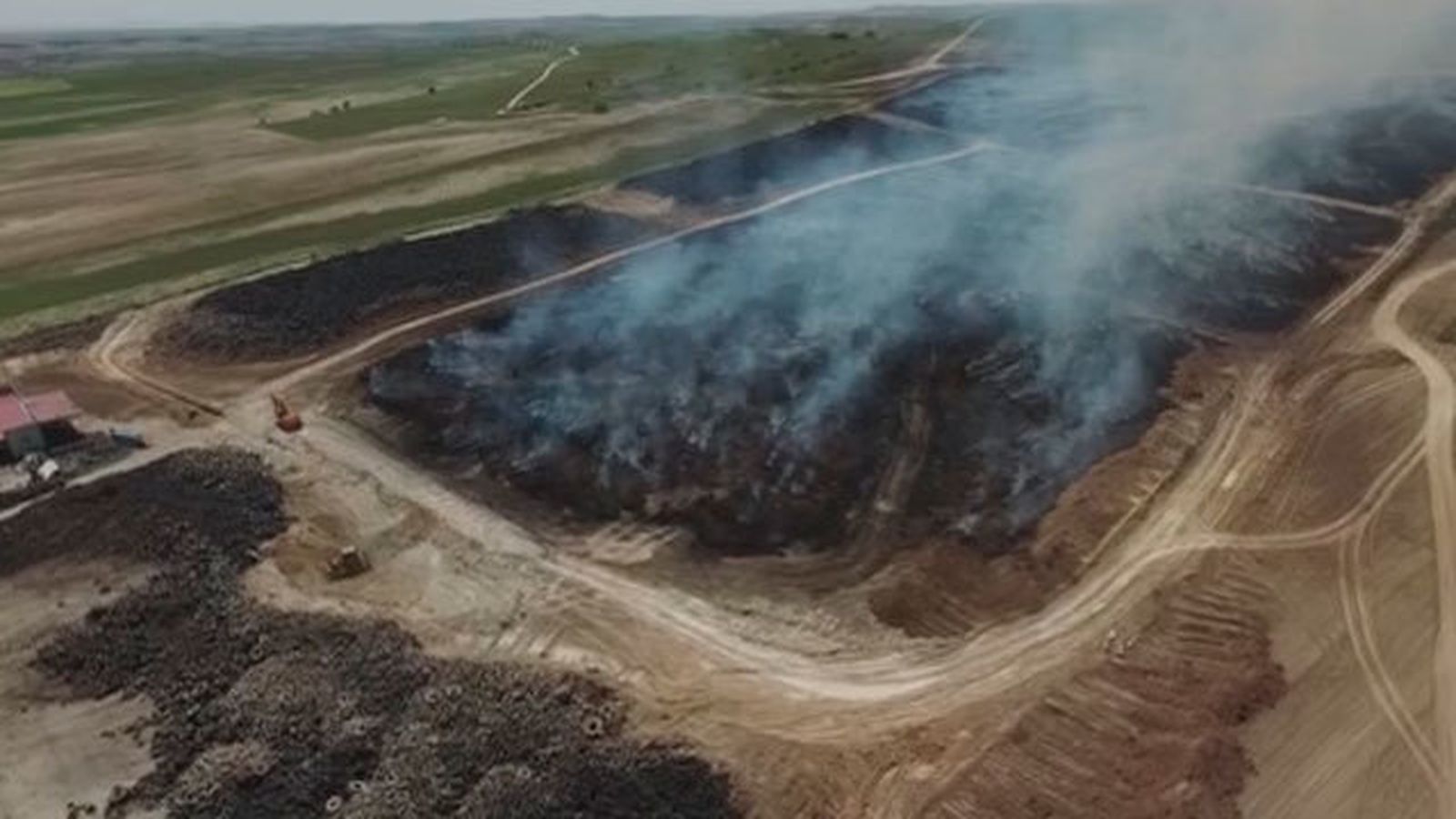 Incendio neumáticos de Seseña