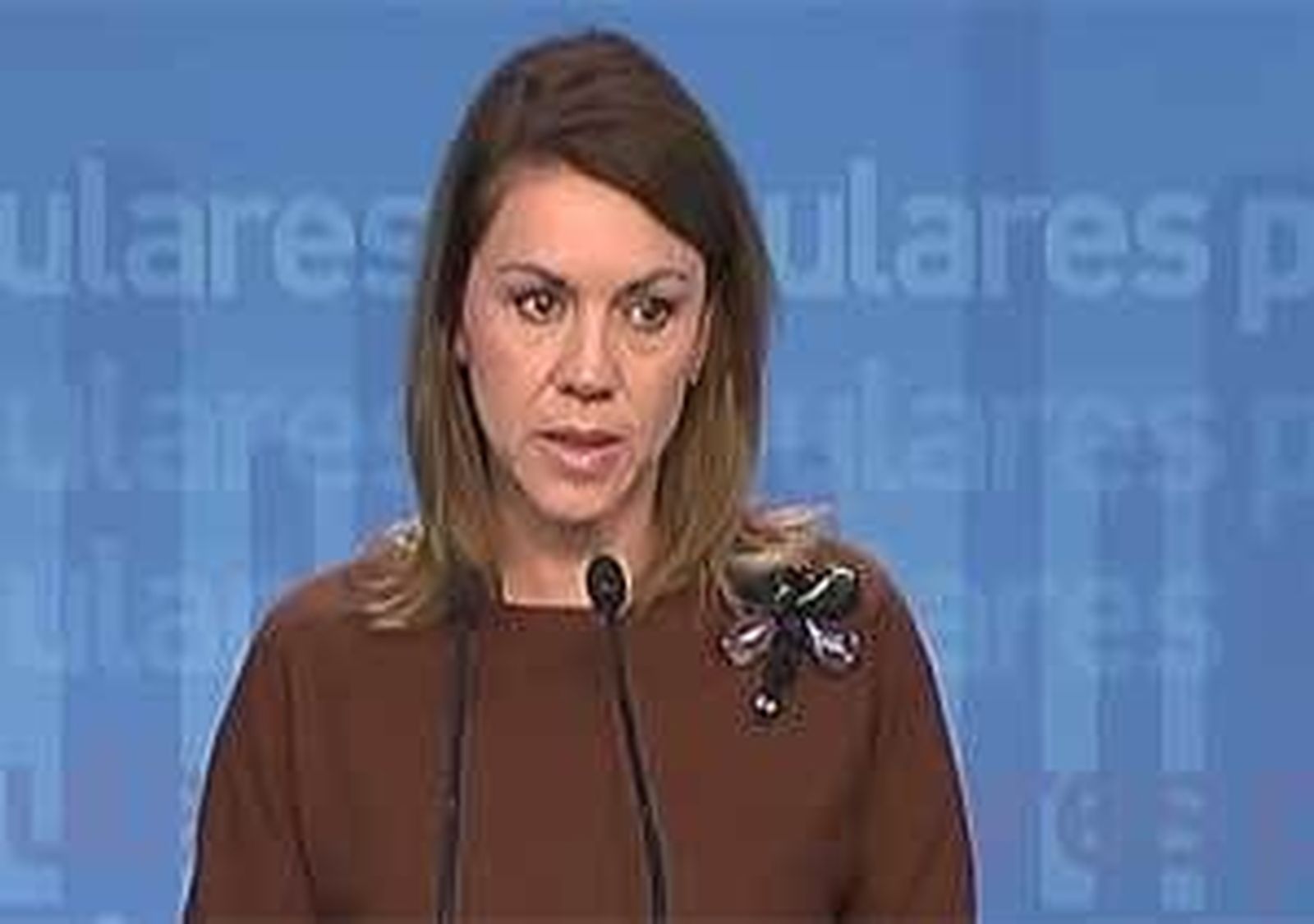 Cospedal califica de "ruin" y "desafortunada" la actitud de Mas ante Rajoy y el Príncipe