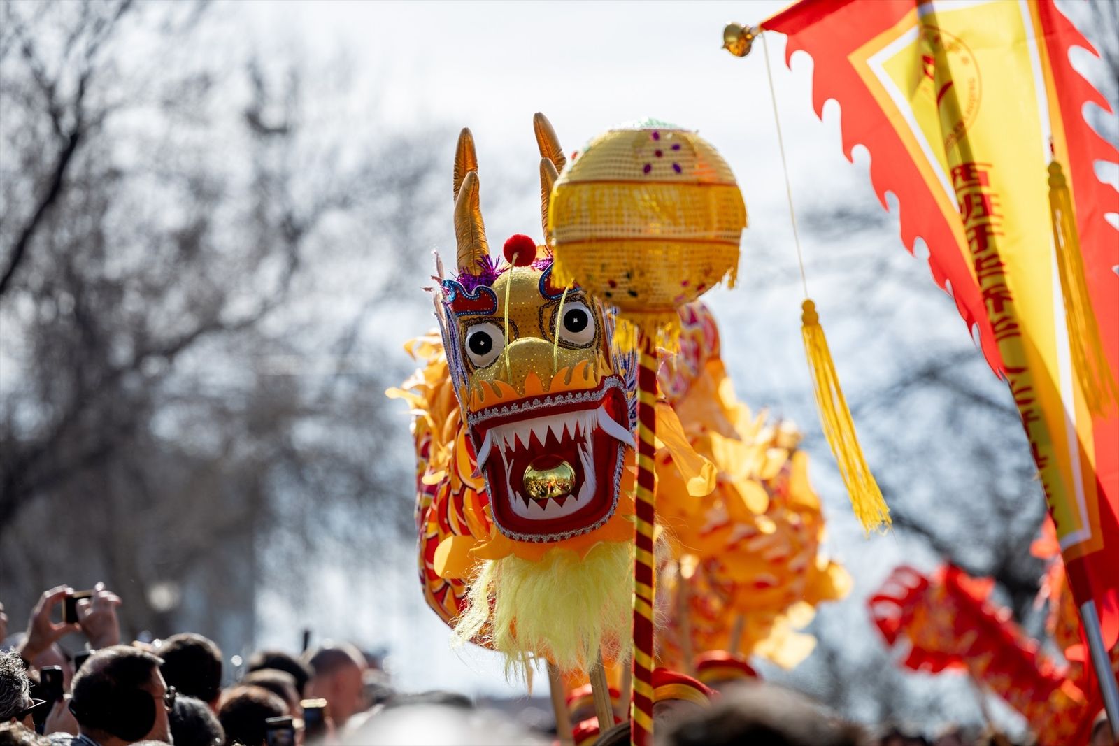 Gran Desfile del Año Nuevo chino en el parque Pradolongo de Madrid