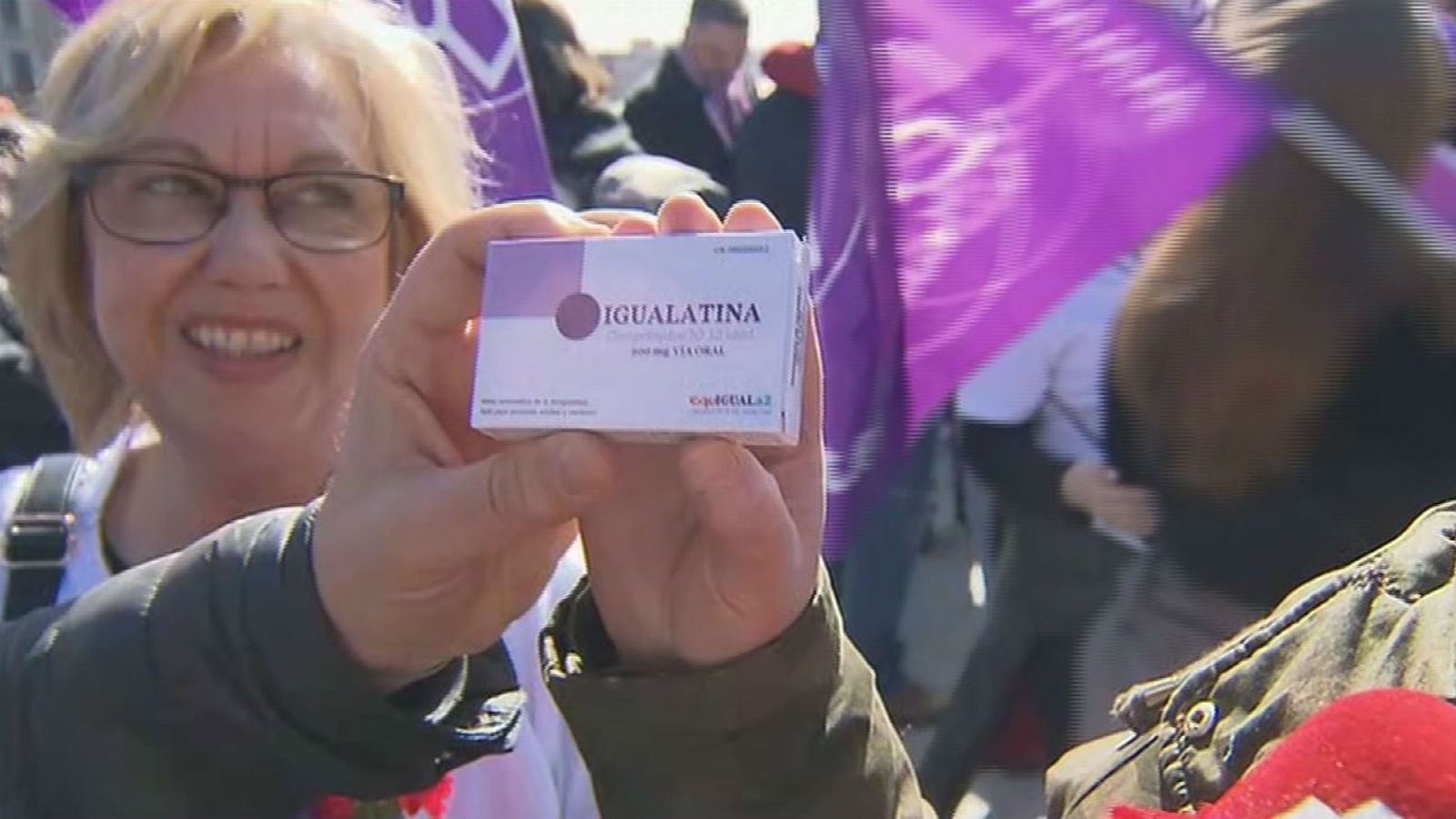 Igualatinas en contra del machismo en Atocha