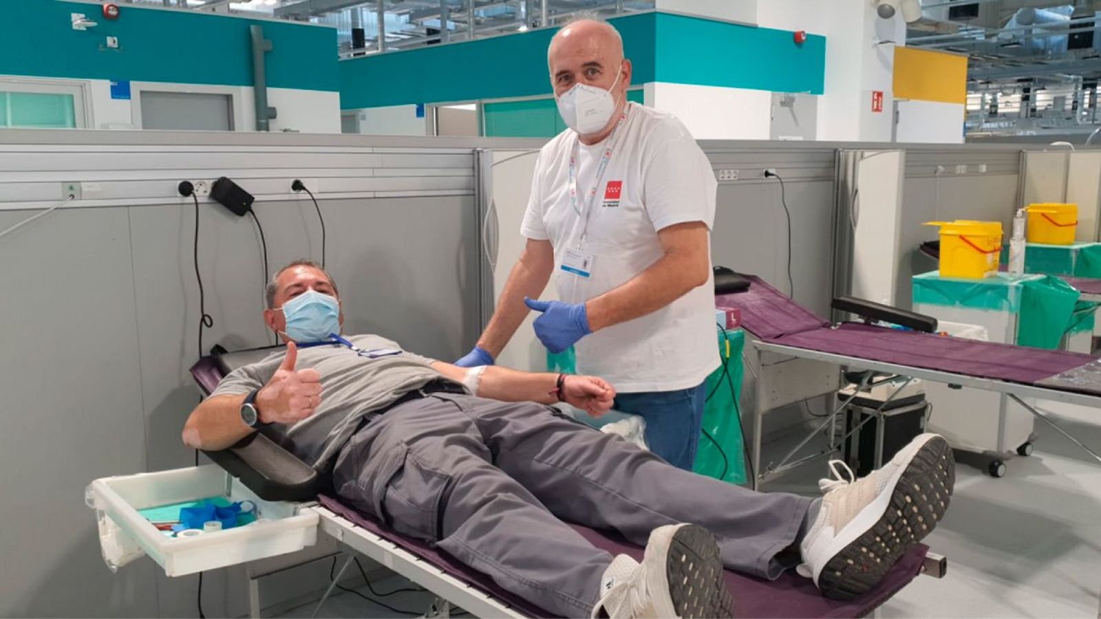 El Centro de Transfusión de Madrid habilita un dispositivo de donación de sangre en el Zendal