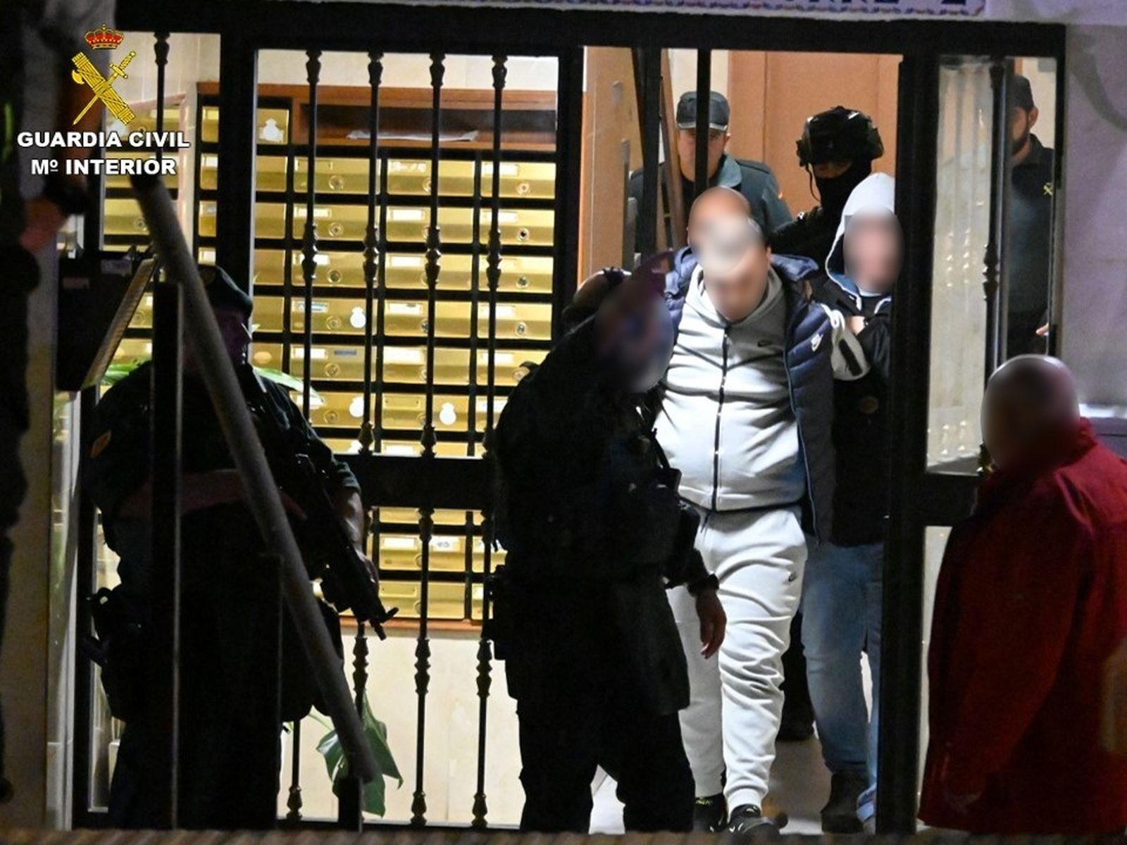 Momento de la detención