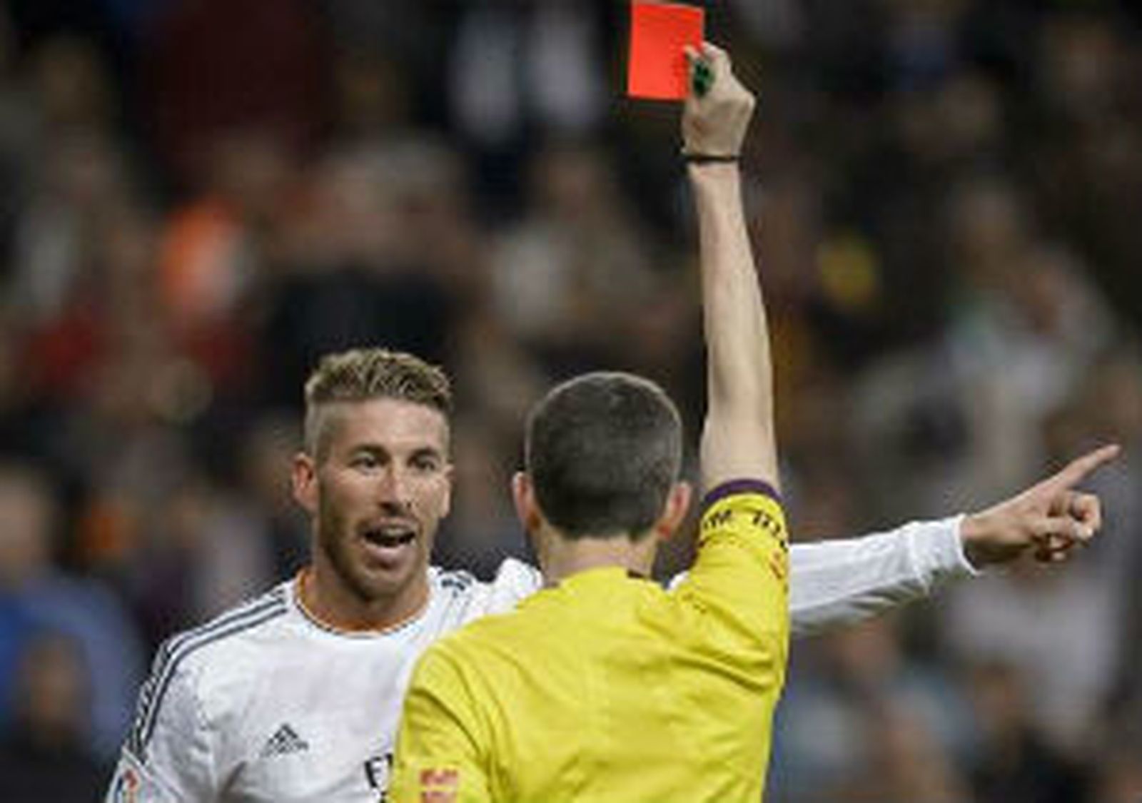 Sergio Ramos, expulsado