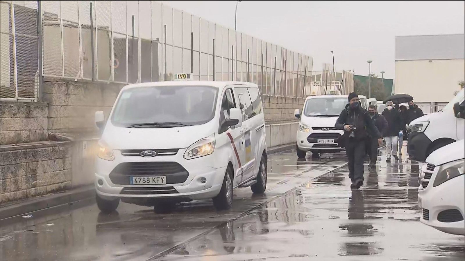 El taxi de Madrid se moviliza por Ucrania