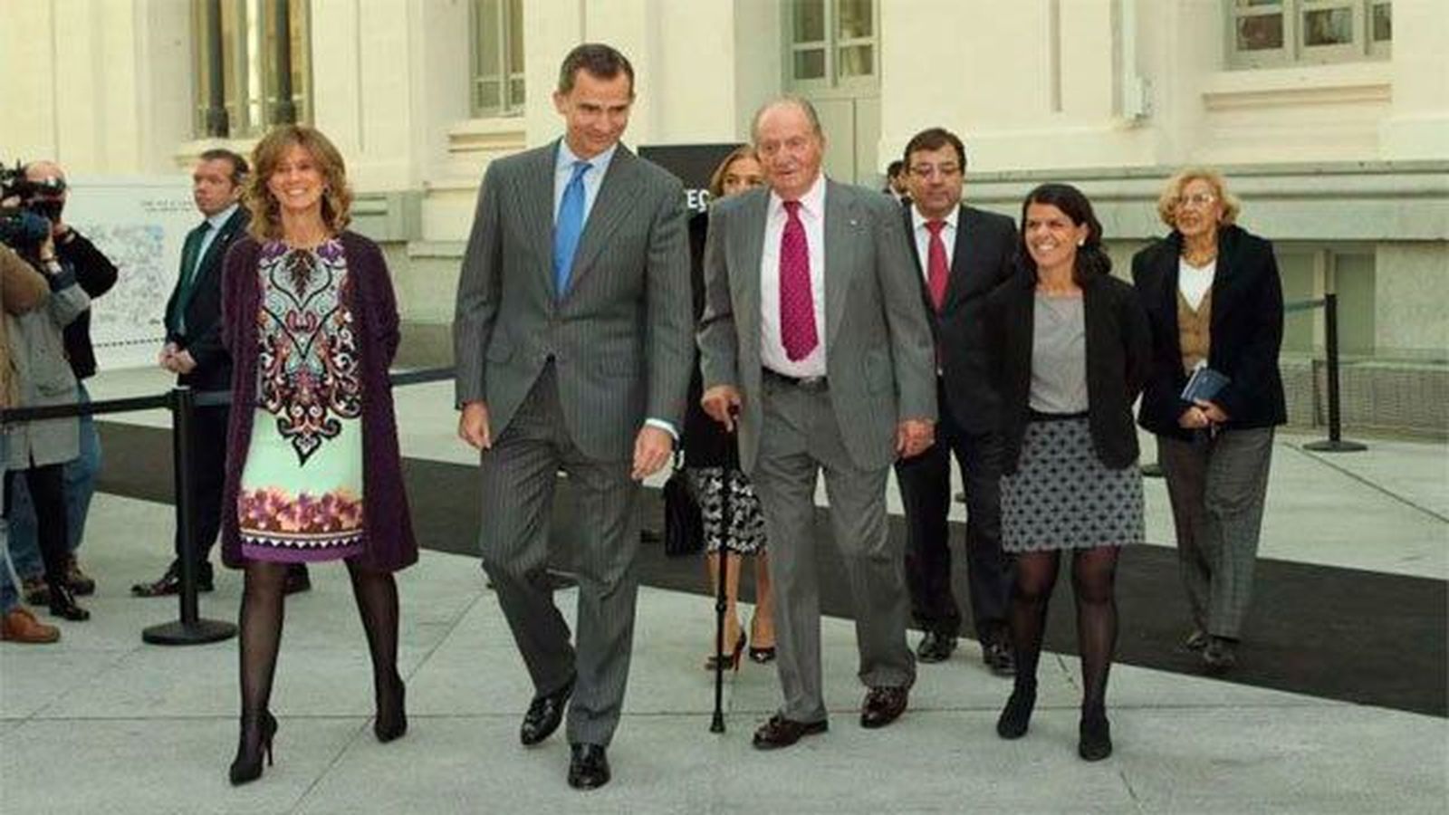 El Rey homenajea a su padre y al "gran proyecto  de concordia nacional" que inició