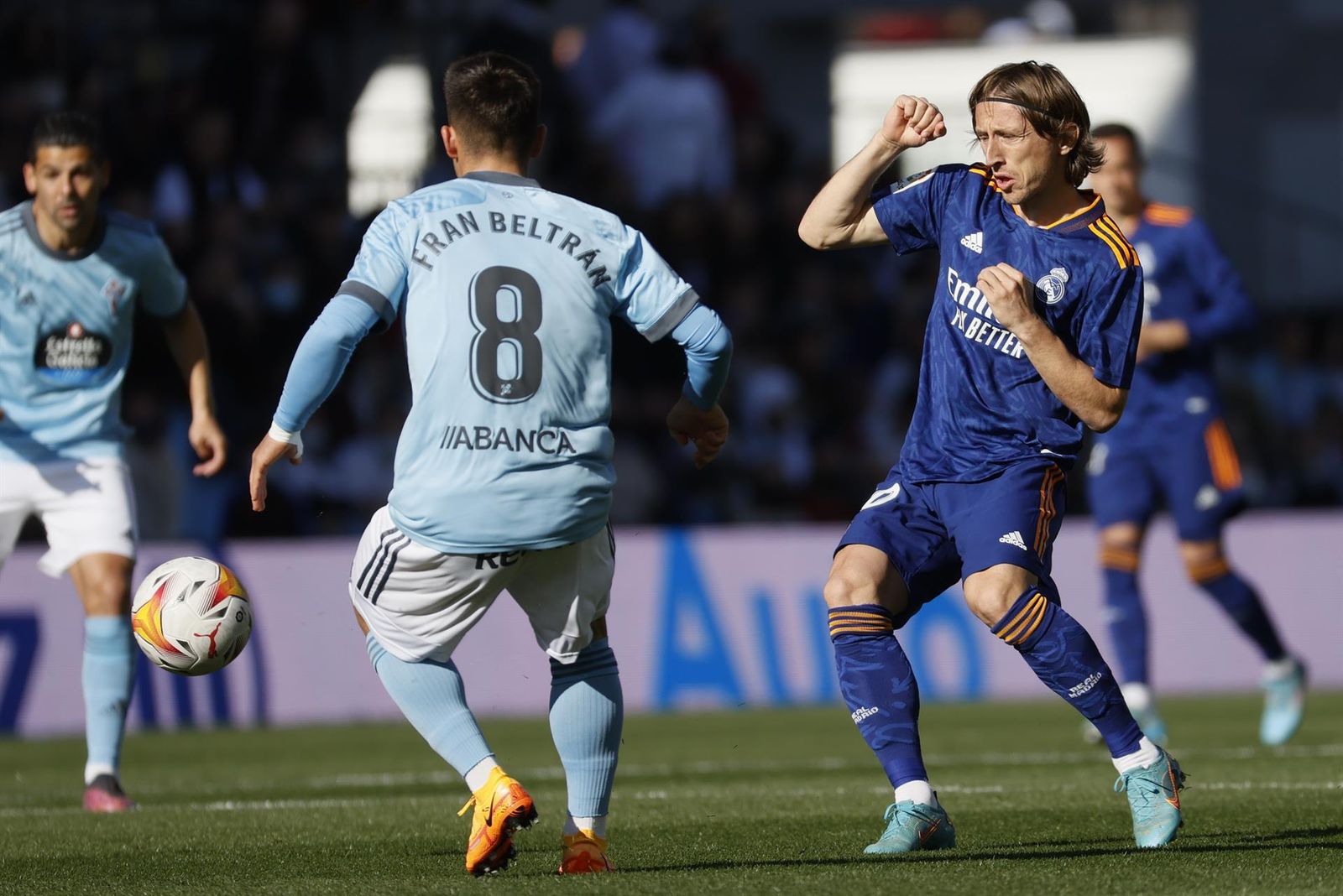 Modric ante el Celta