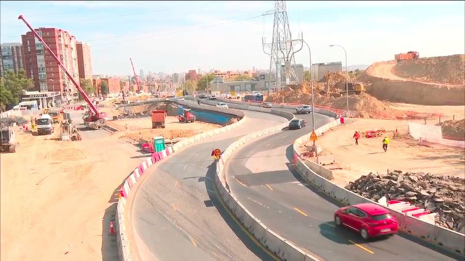 Así avanza el soterramiento de la A-5 cuando se cumple un año del inicio de las obras