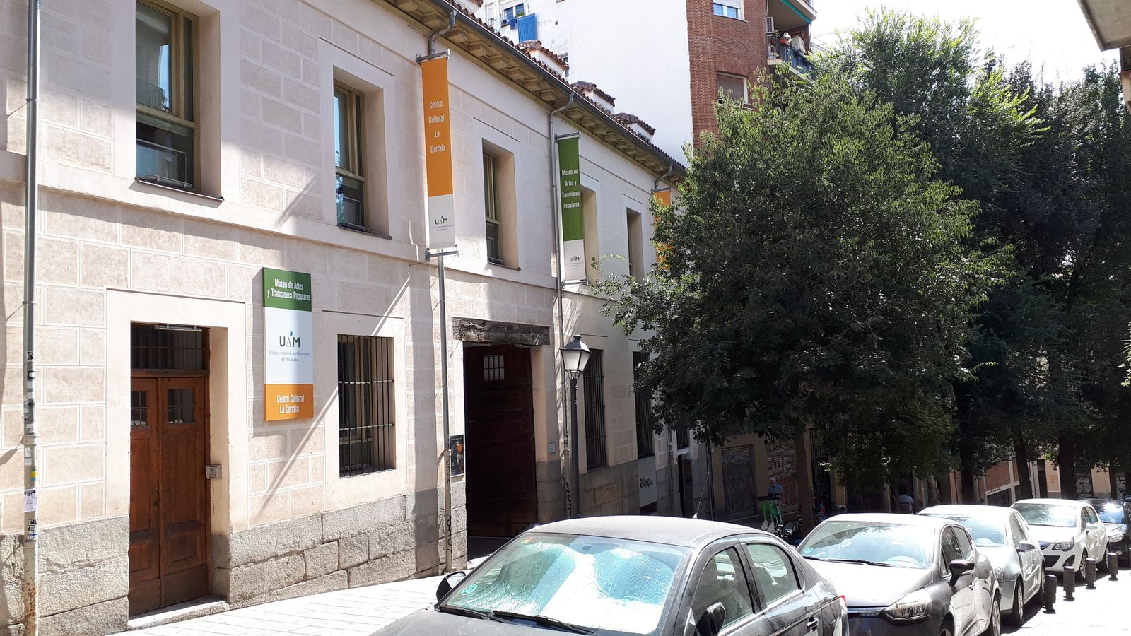 Exterior de 'La Corrala', centro asociado a la Universidad Autónoma de Madrid