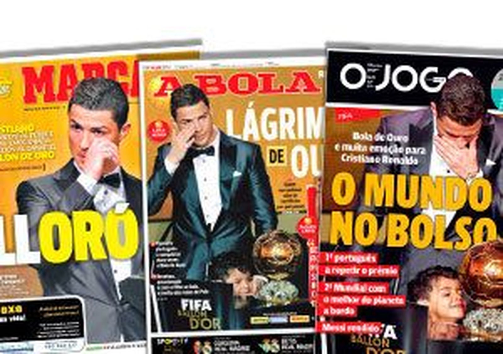 Cristiano llena las portadas con su Balón de Oro