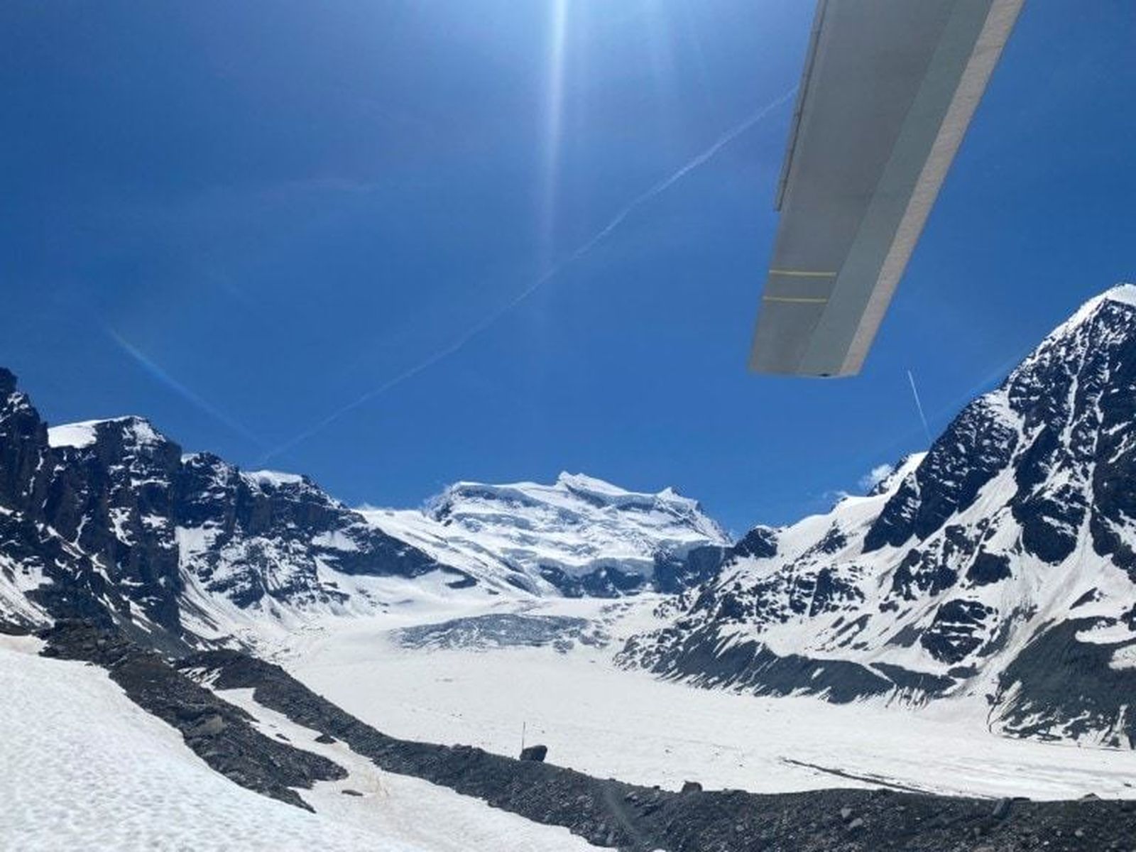 Imagen de la zona donde se ha realizado el rescate de las víctimas