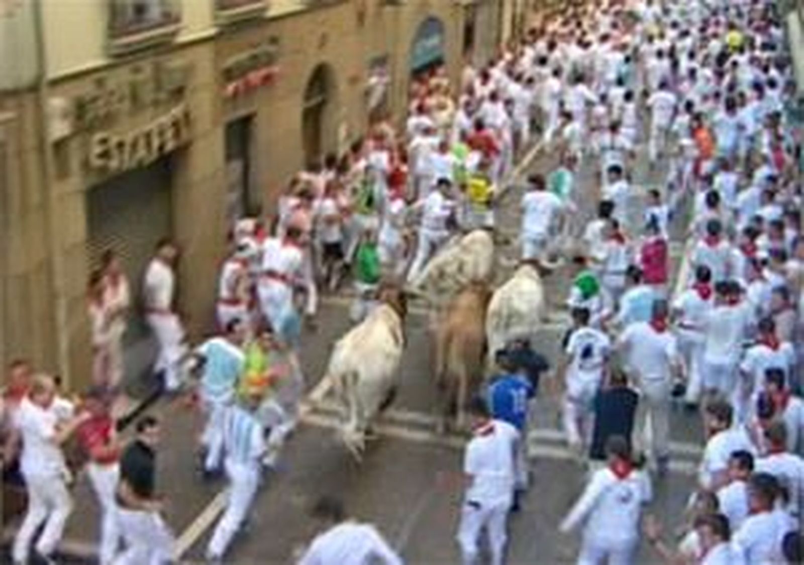 Cuatro heridos en el primer encierro de los sanfermines