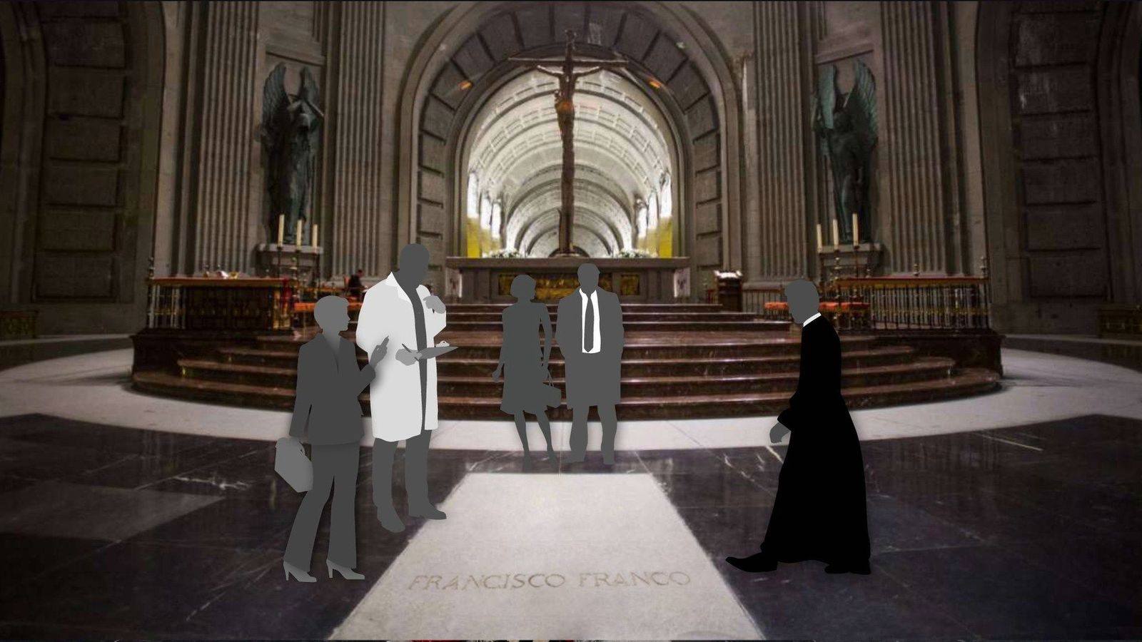 El quién es quién durante la exhumación de Franco