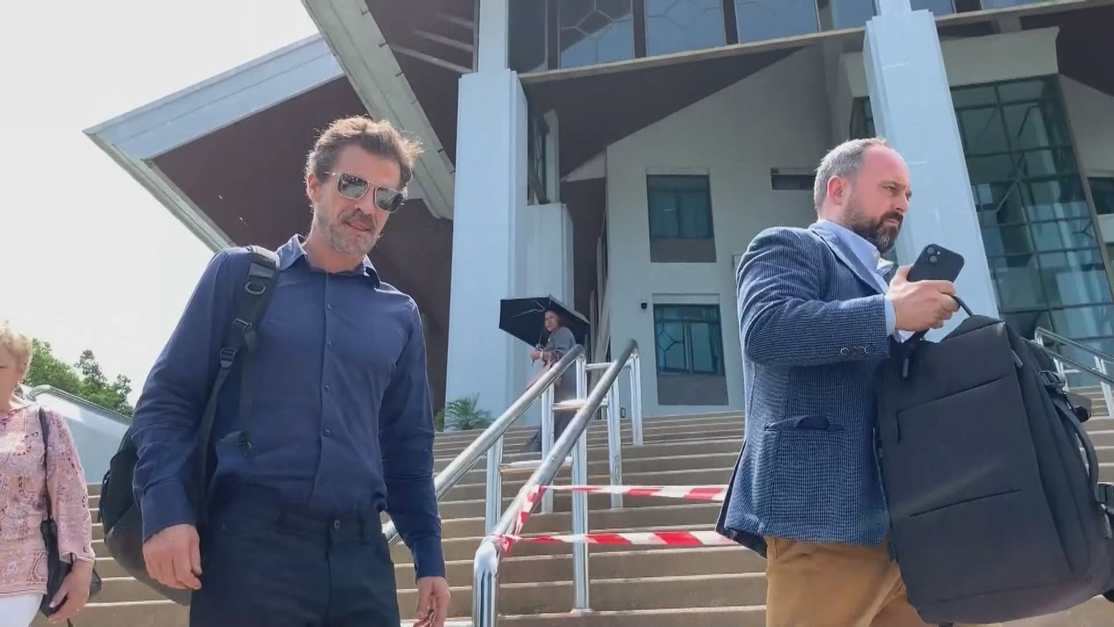 Daniel Sancho termina su declaración con las preguntas de la Fiscalía