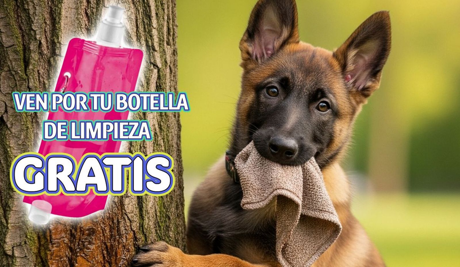 Campaña de limpieza de orines de perros en Móstoles