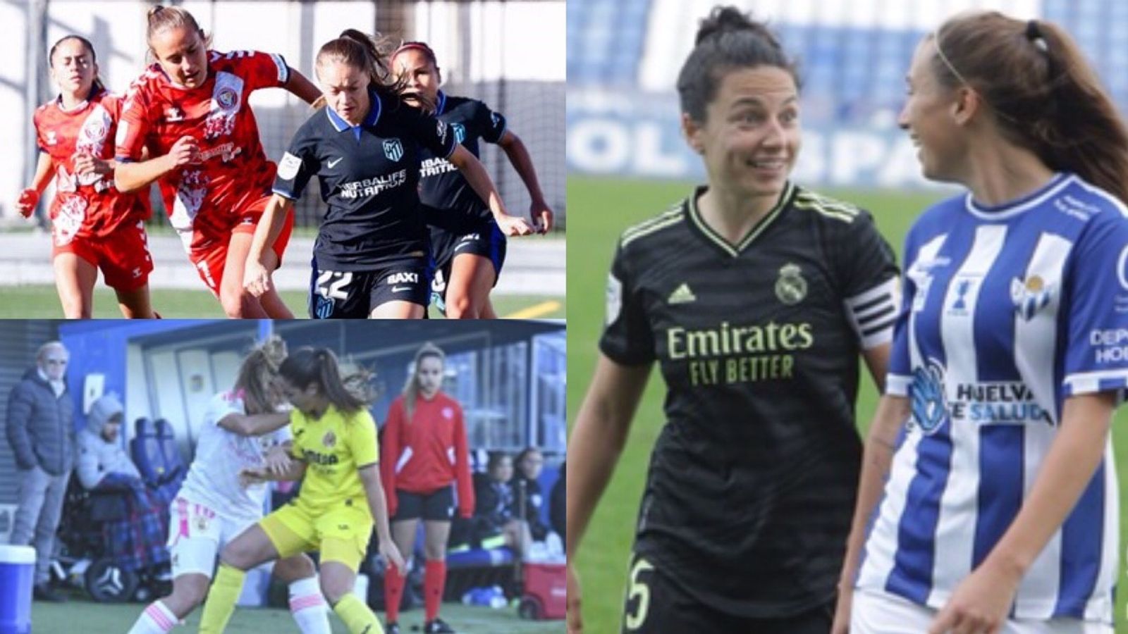 Real Madrid, Atlético de Madrid y Madrid CFF, entre los cuatro primeros