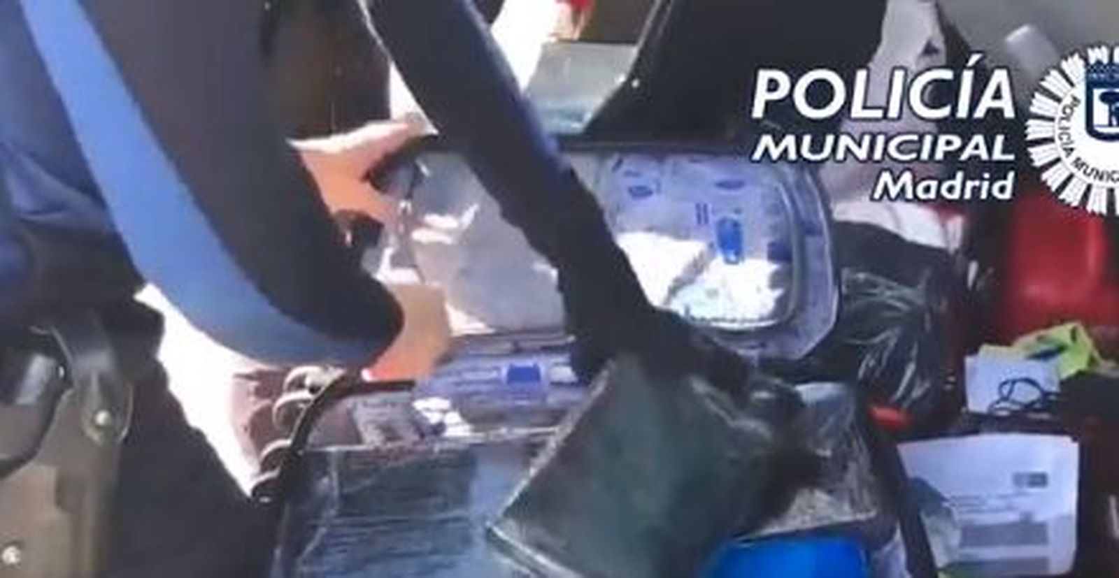 Control de la Policía Municipal de Madrid
