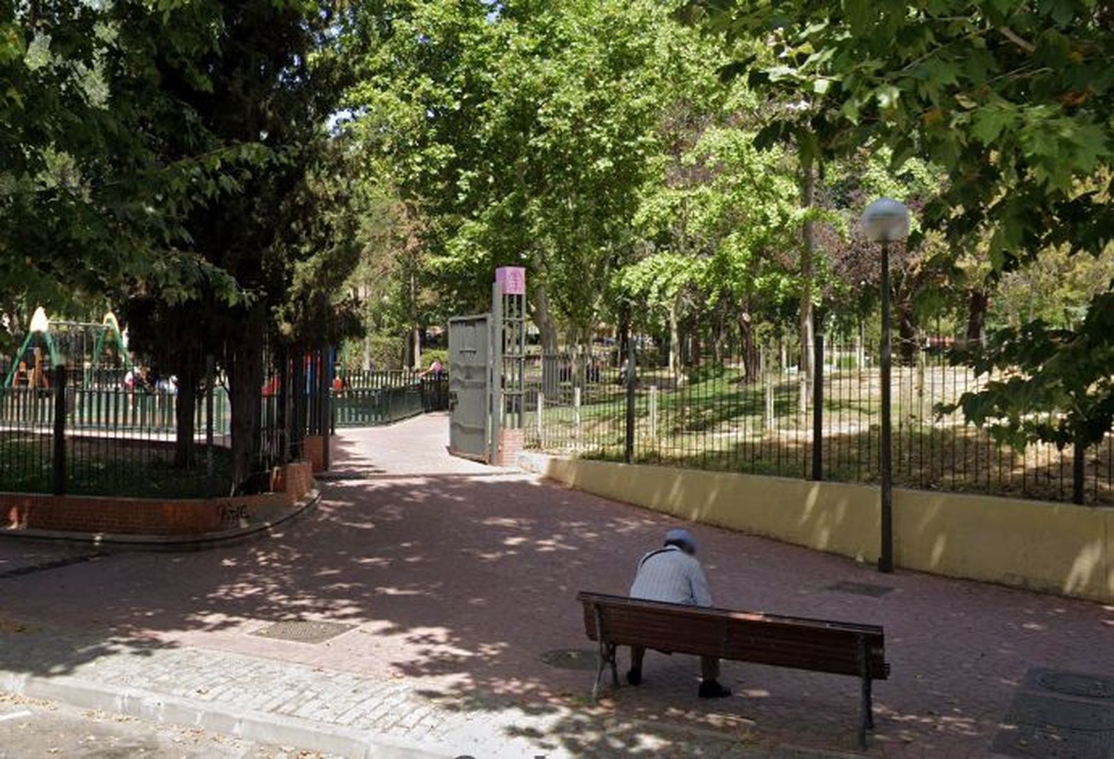 Entrada al Parque de la Comunidad de Madrid, en Alcobendas