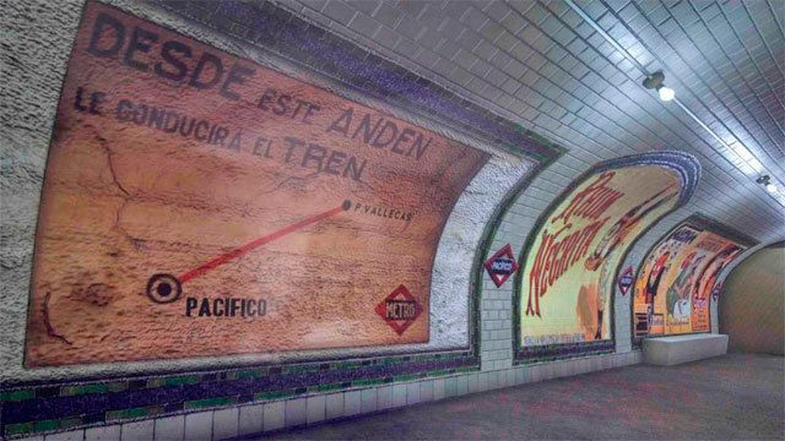 Reabre el vestíbulo de la estación de Metro de Pacífico