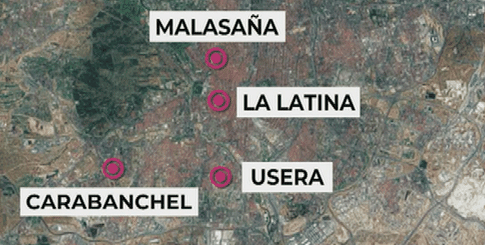 Los barrios más sucios de Madrid