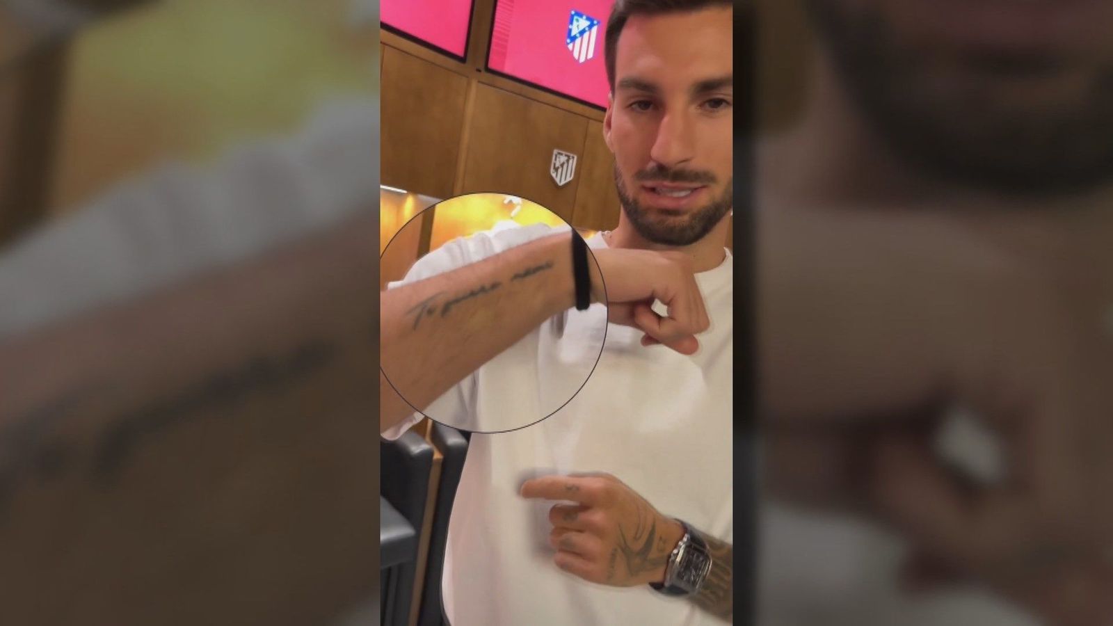 Baena: "Soy de tatuarme los títulos que gano. Ojalá sea con el Atlético"