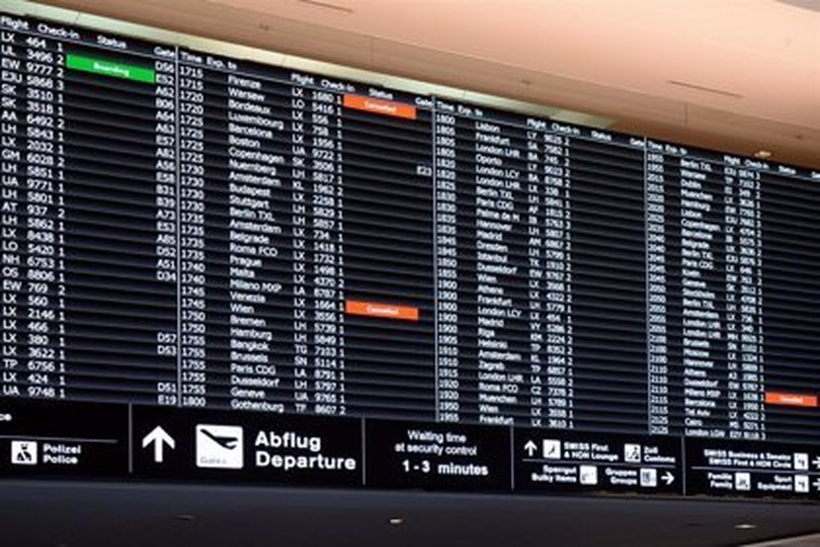Suiza reabre su espacio aéreo tras un fallo que paralizó durante varias horas el control de tráfico