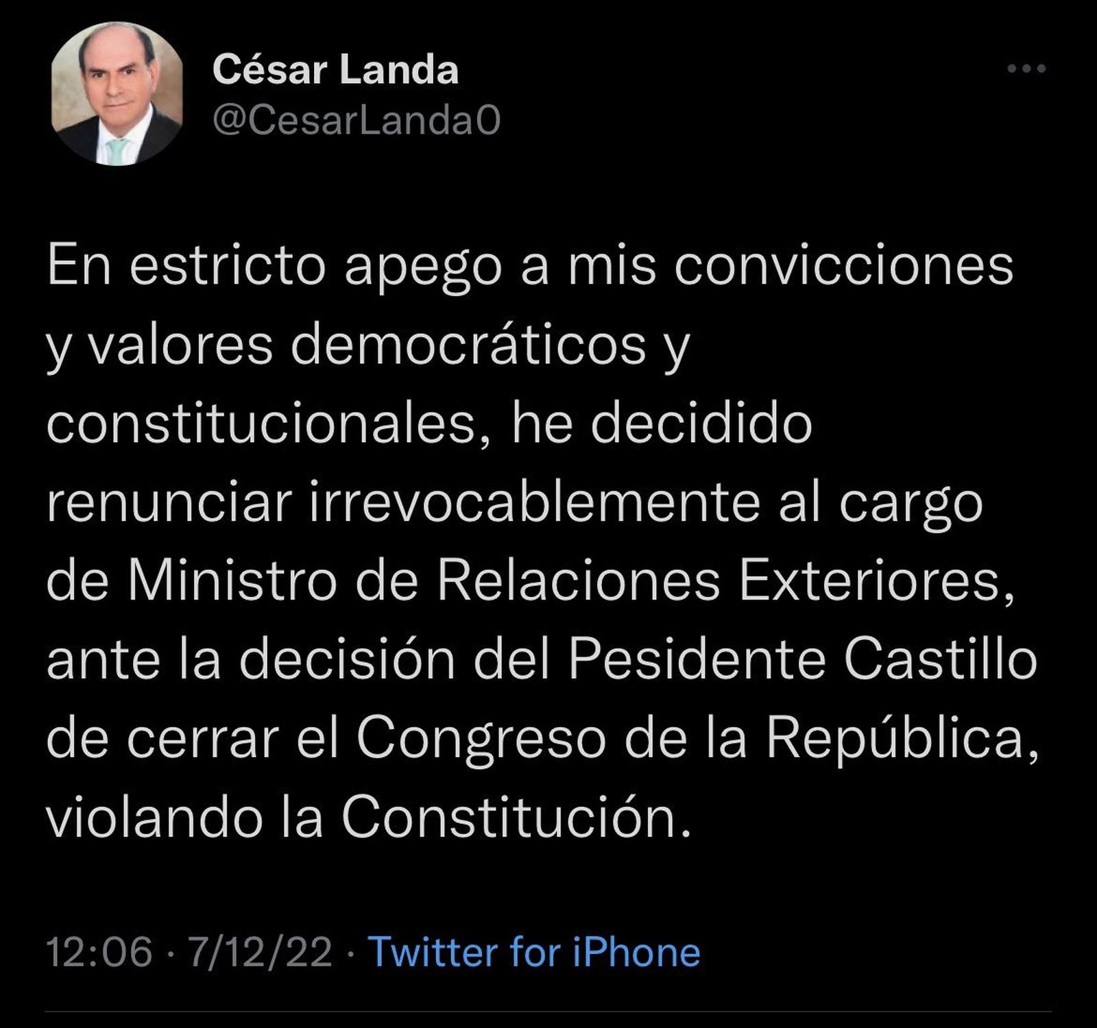 Tuit César Landa