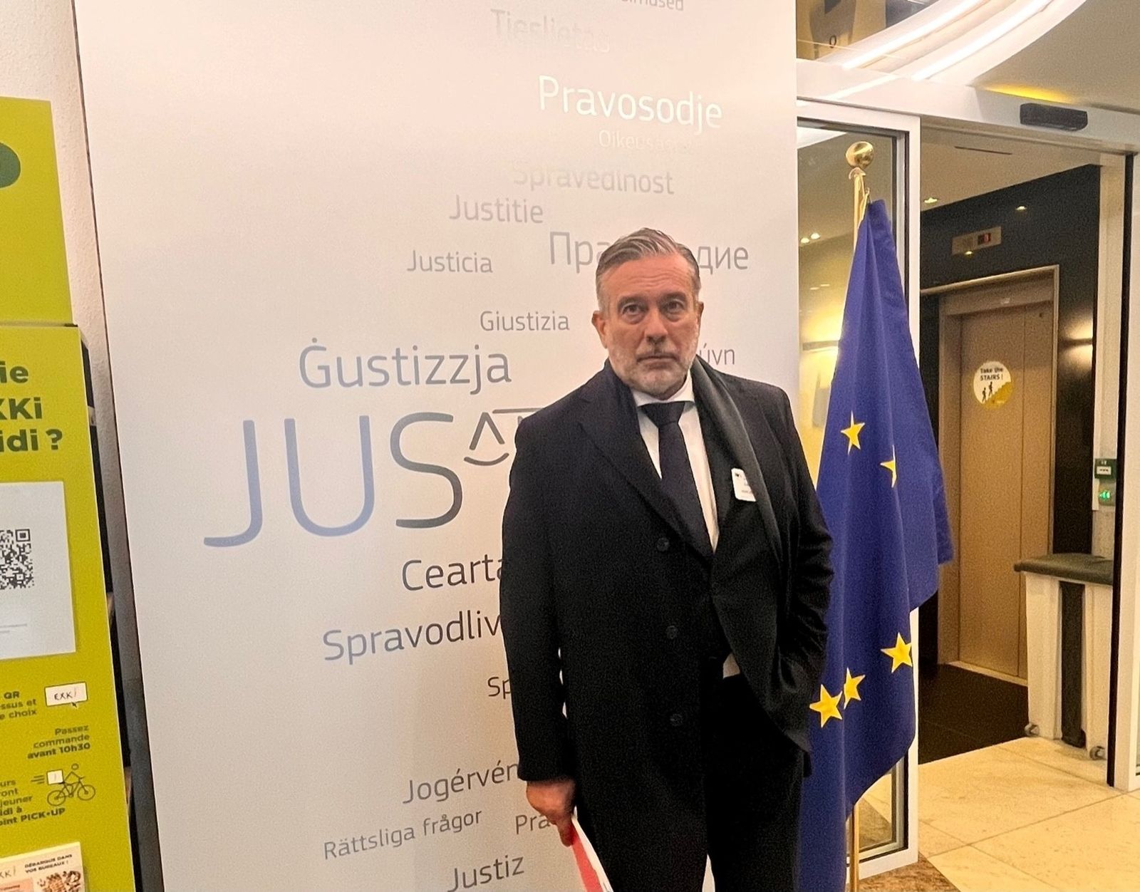 El consejero de Presidencia, Justicia e Interior, Enrique López, en Bruselas.