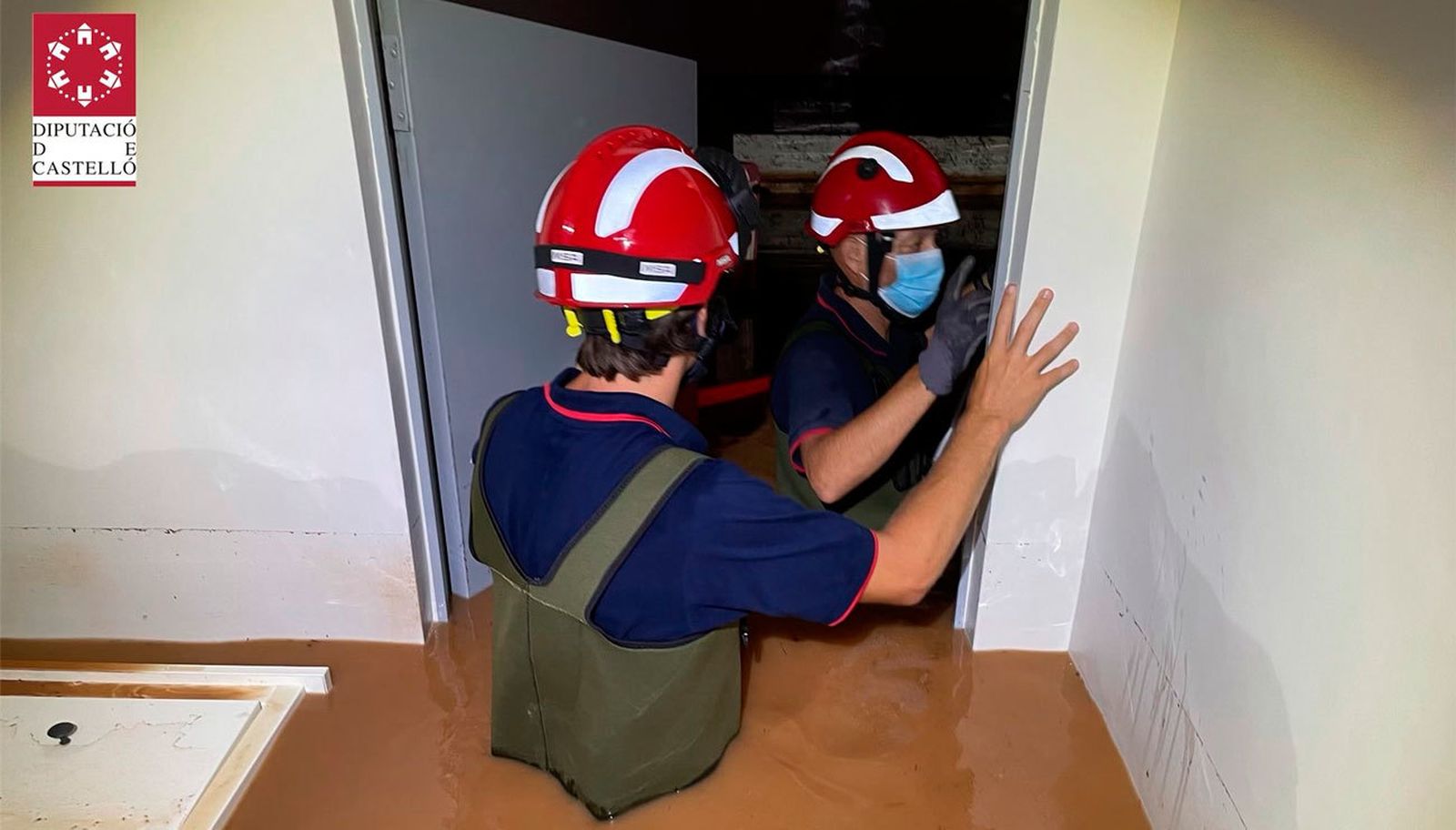 Actuación de los bomberos