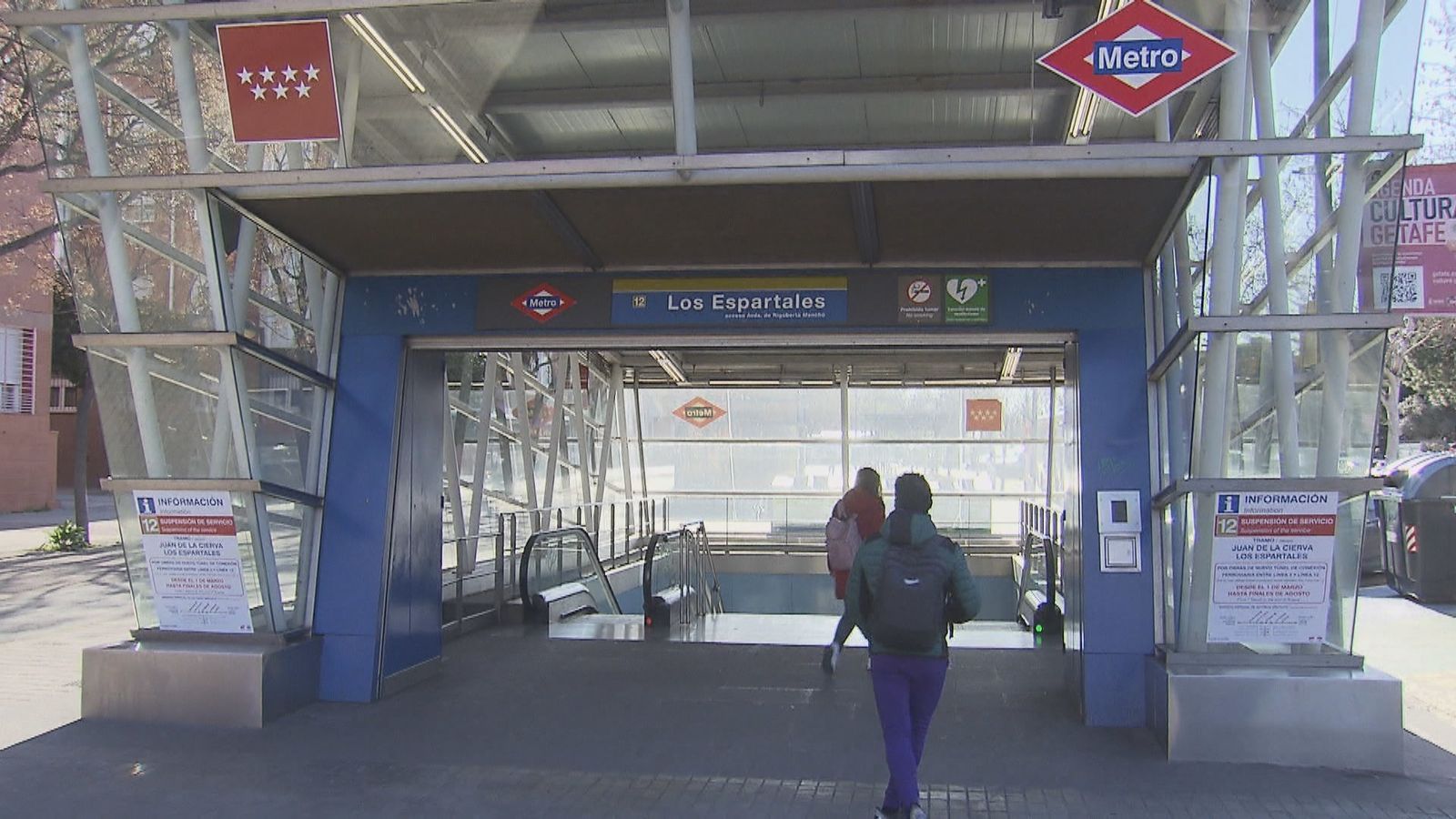 Reabre el tramo de Metrosur entre Los Espartales y El Casar de la línea 12
