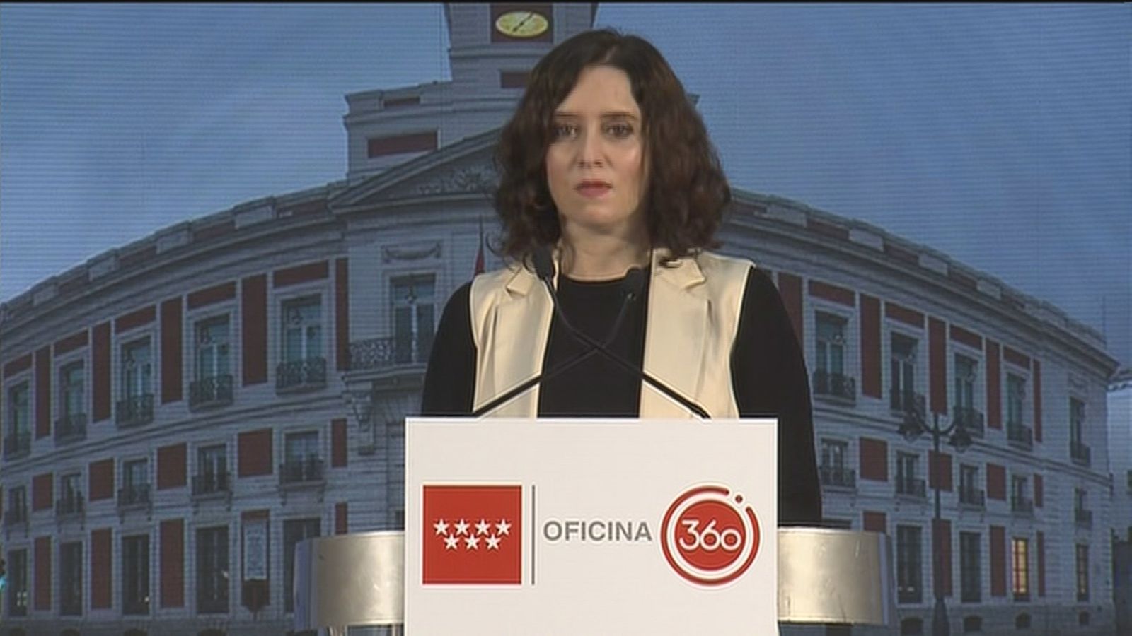 La presidenta de la Comunidad de Madrid, Isabel Díaz Ayuso