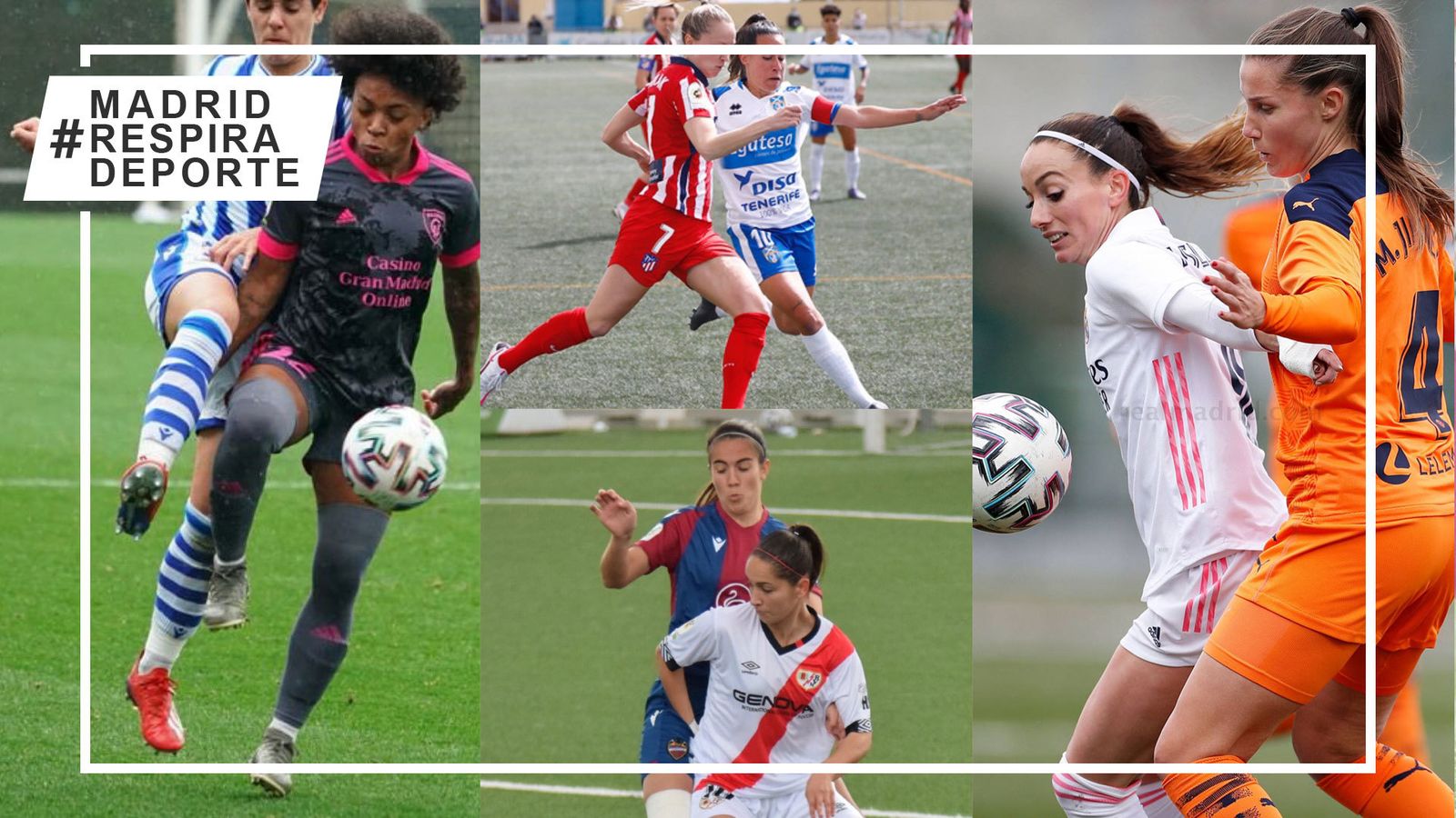 Real Madrid, Madrid CFF, Atleti y Rayo