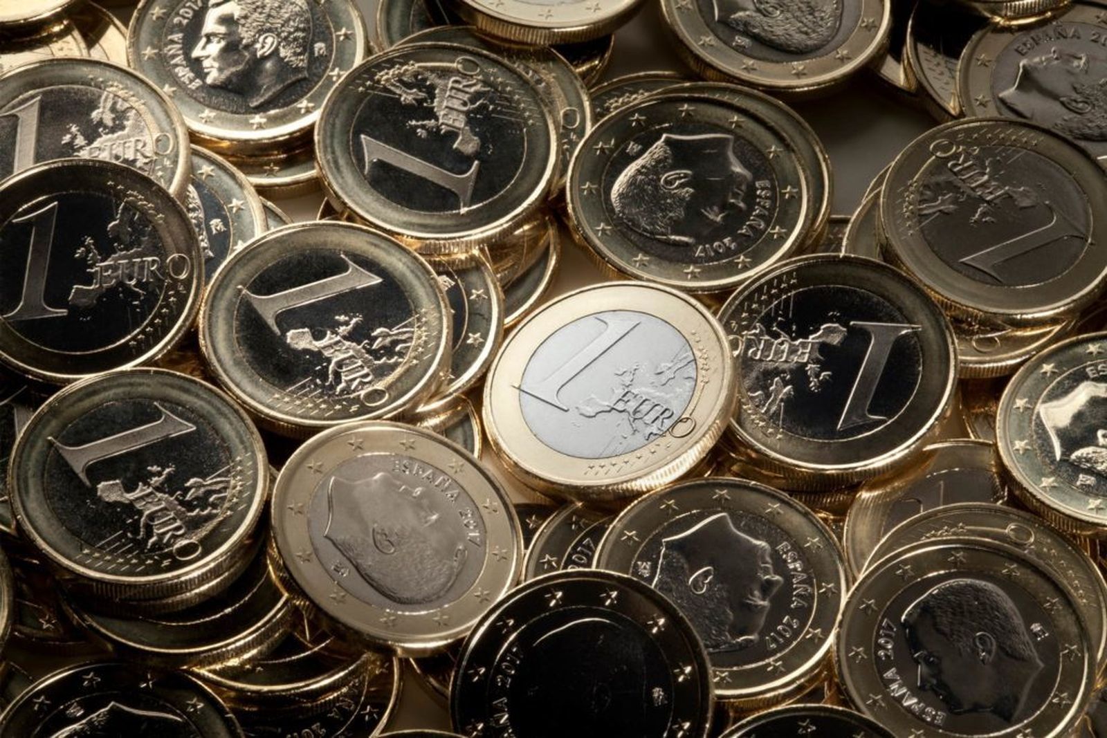 Varias monedas de euro