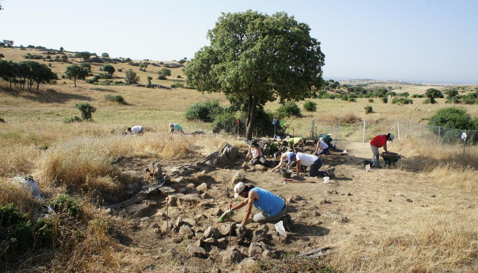 Excavación arqueológica en Colmenar Viejo