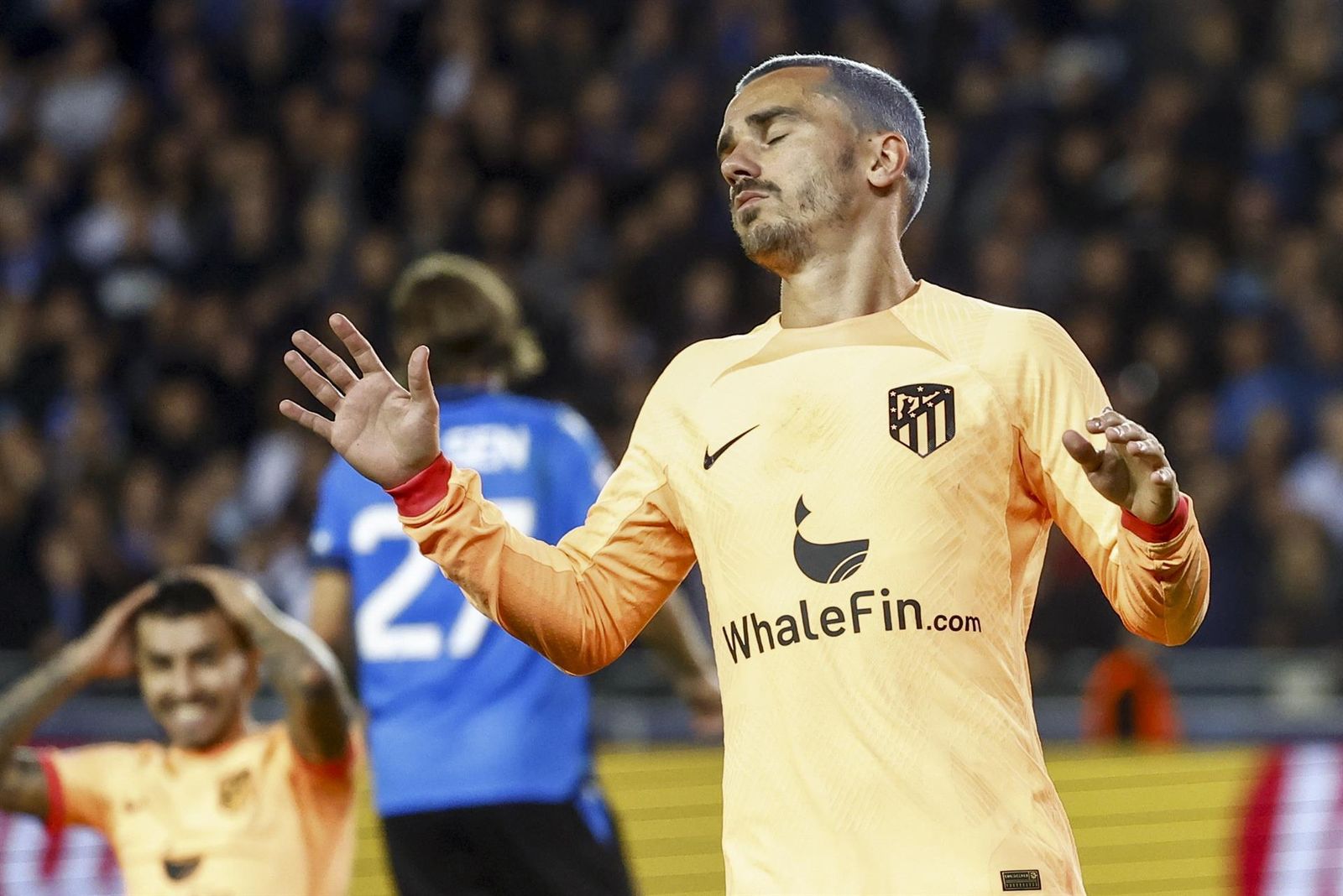 Griezmann ante el Brujas