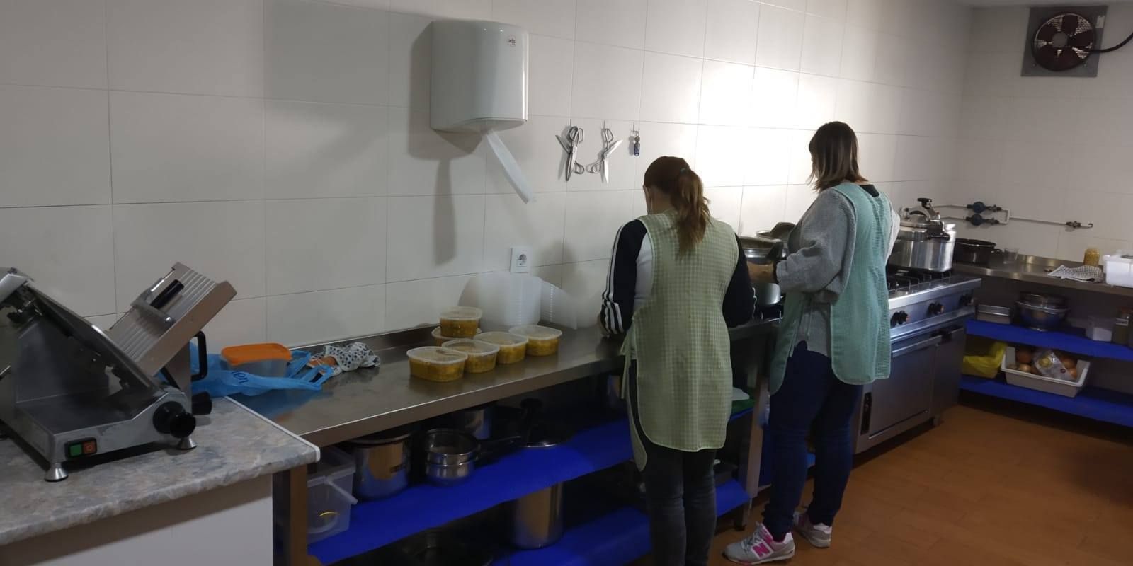 Cocina del comedor social 'La Casita'