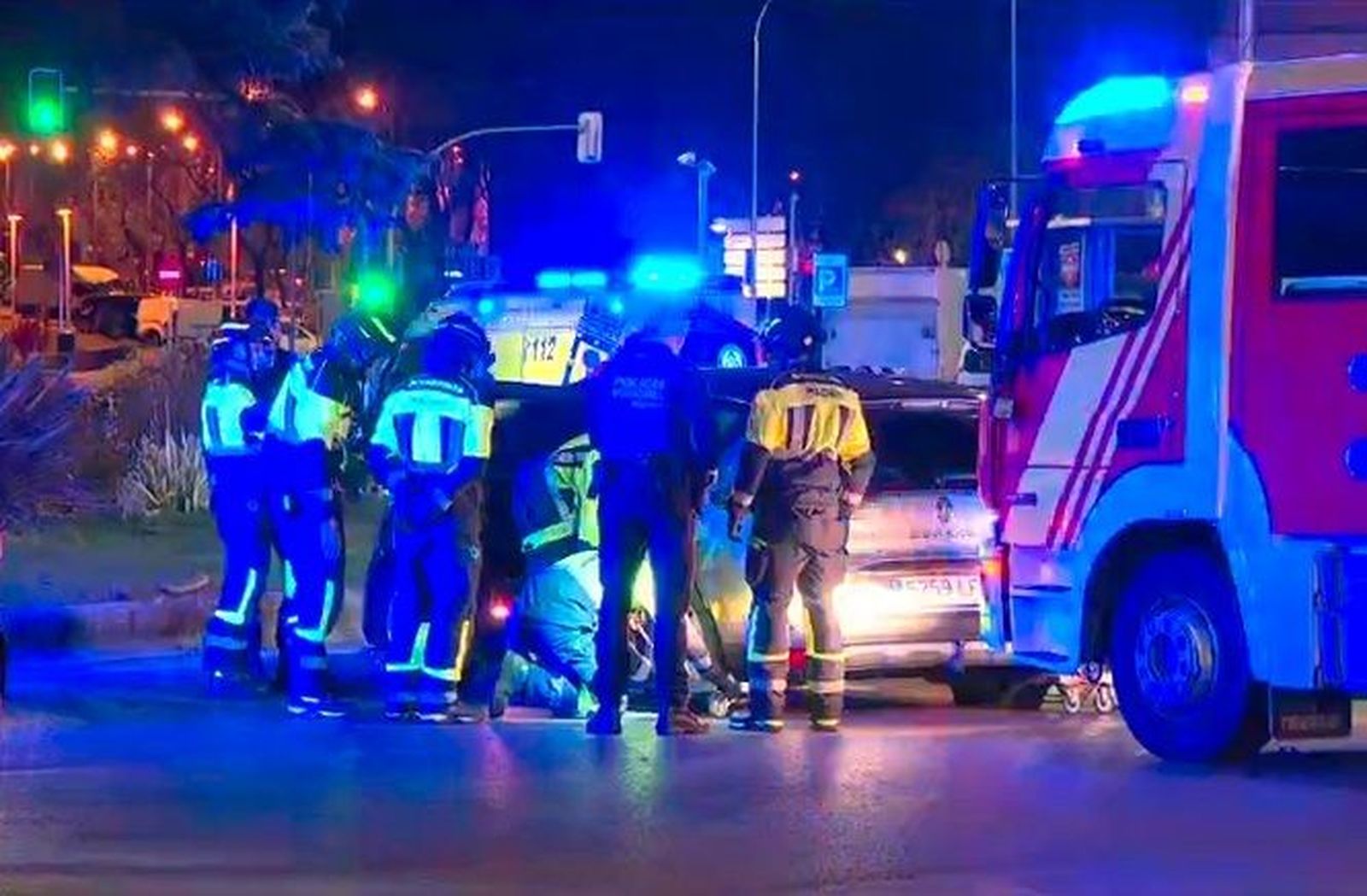 Accidente en Plaza Elíptica, sin heridos: un conductor choca contra la rotonda