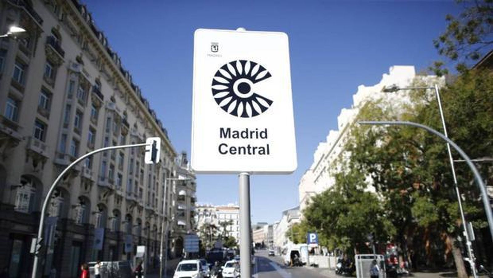 Cartel Madrid Central.