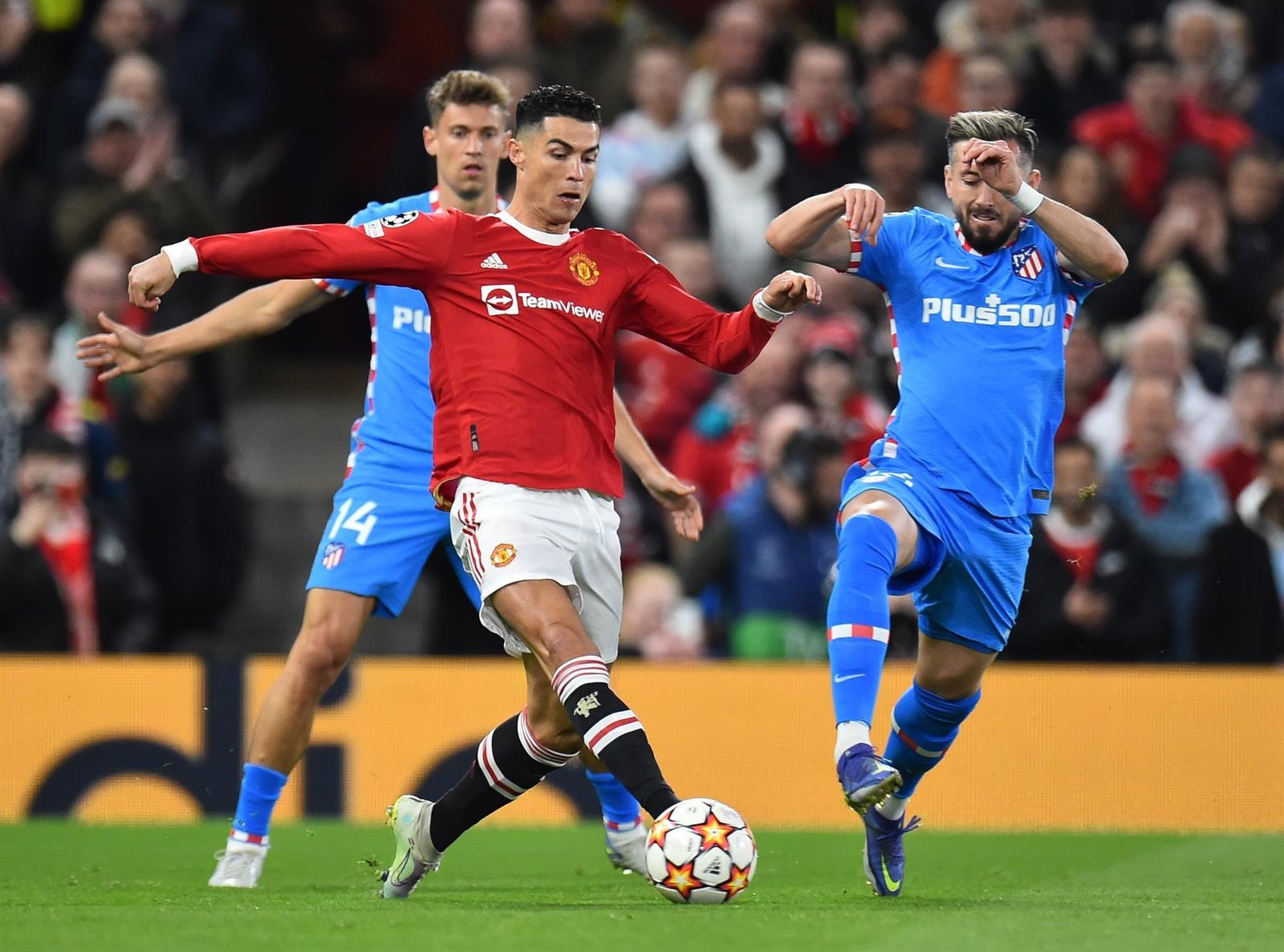 Cristiano Ronaldo ante el Atlético de Madrid