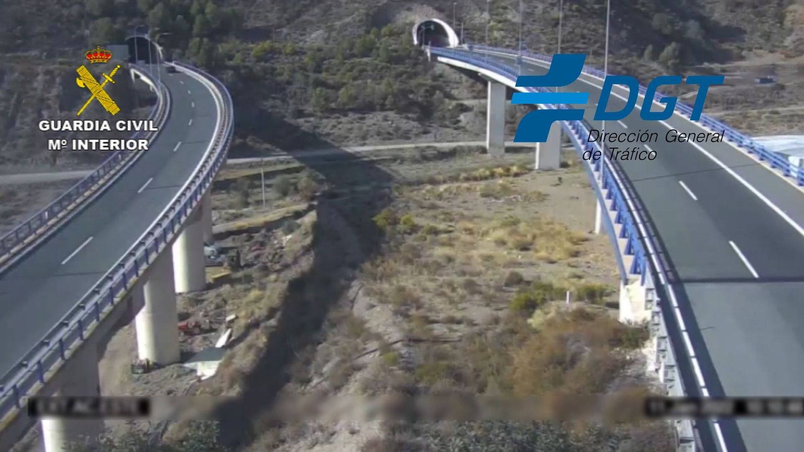 Video del conductor kamikaze pillado por las cámaras de tráfico en la A-7