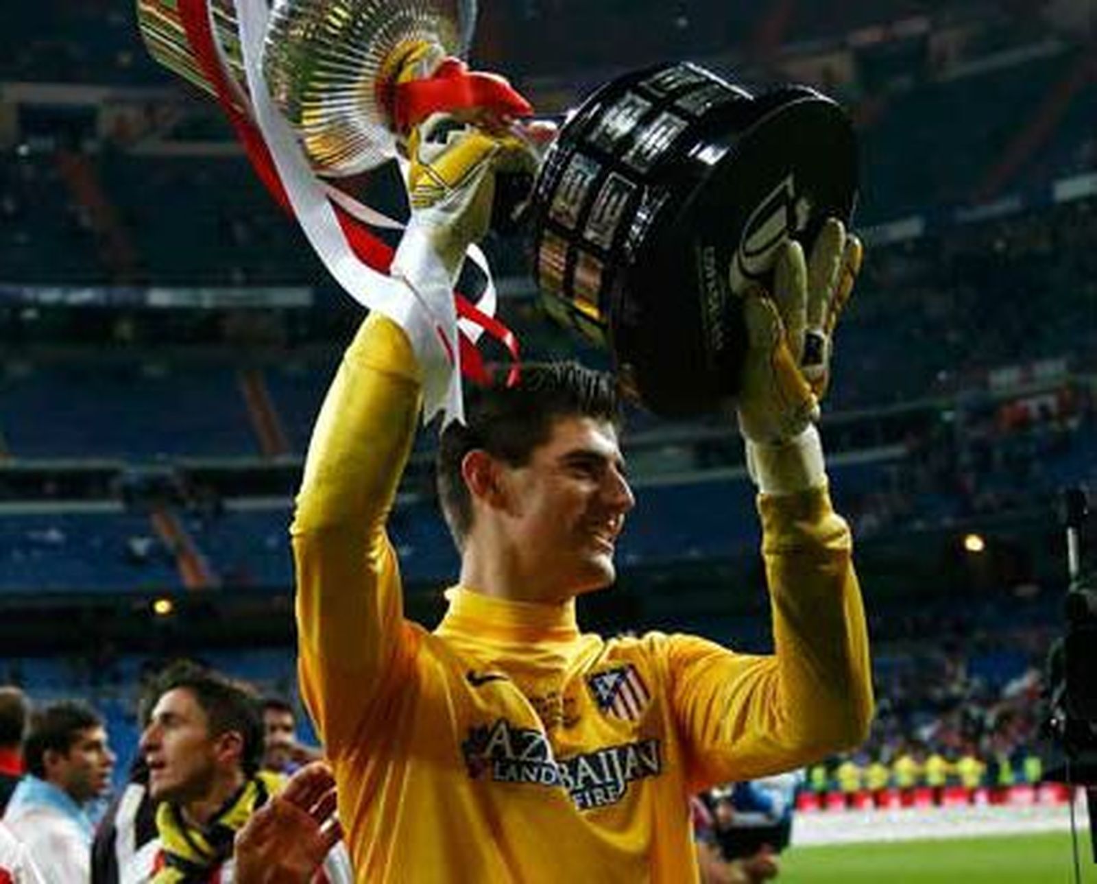 Courtois, feliz
